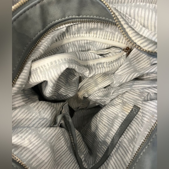 Women’s gray braided shoulder bag - Picture 10 of 15